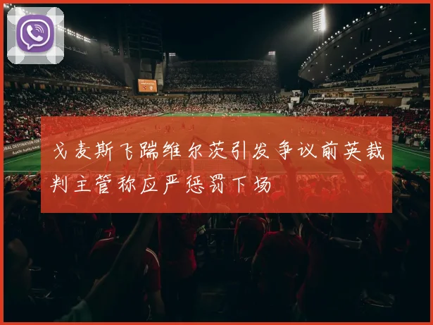 戈麦斯飞踹维尔茨引发争议前英裁判主管称应严惩罚下场